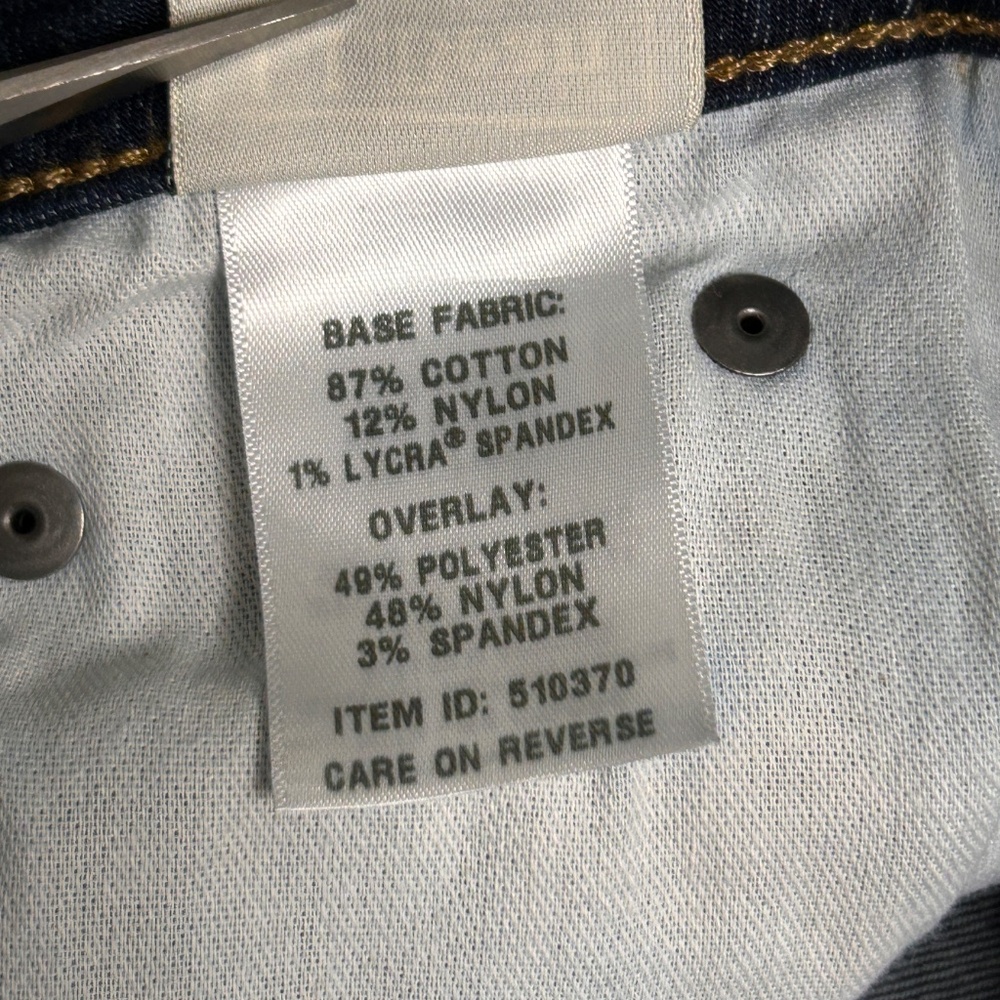 LL Bean Stretch Briar Jeans Womens 10 R Blue Denim Hunting Outdoor Workwear - Picture 5 of 14